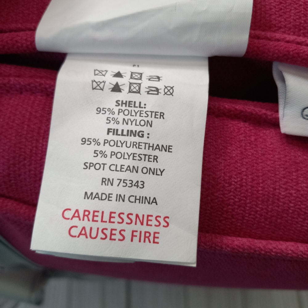 Brooks Brothers Pink Chair Pads 2 Pack - Picture 6 of 6